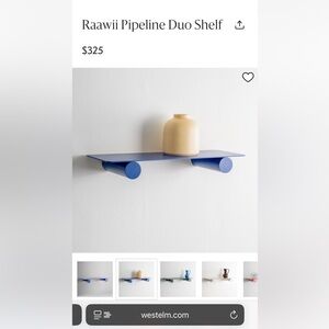 Raawii Pipeline Duo Shelf